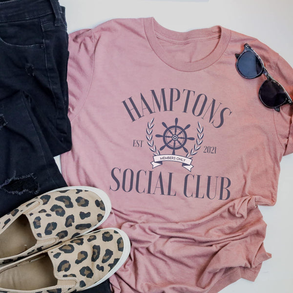 Hamptons social club tee