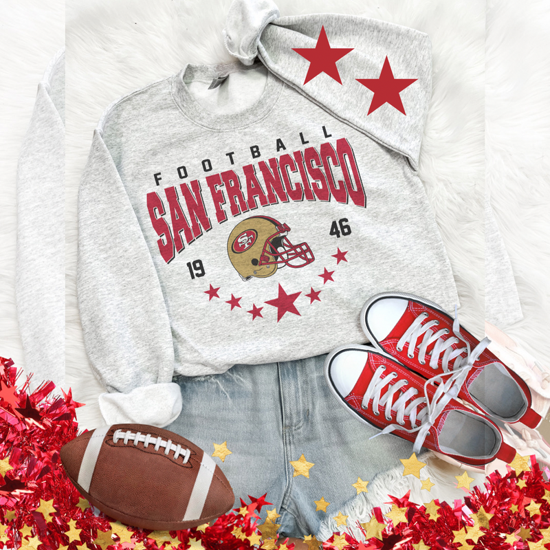 Classic 49ers Star Sleeve sweatshirt