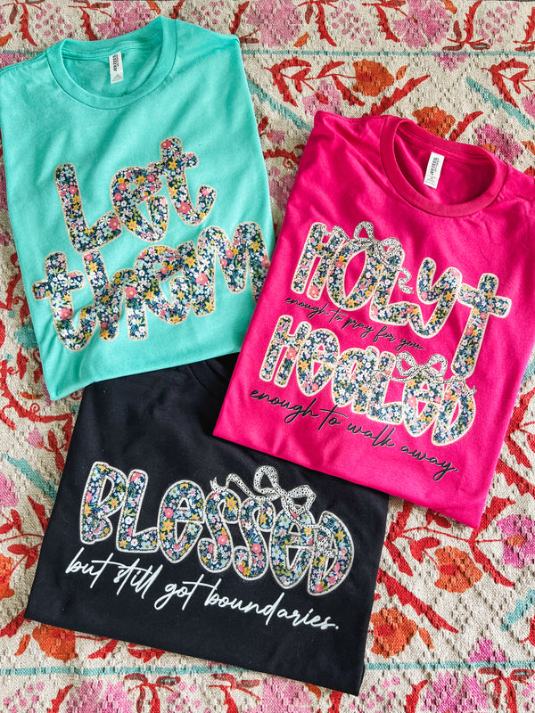 Blessed but still got boundaries tee