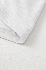 Grass Green Solid Color V Neck Long Sleeve Stretchy Top