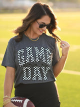 Checker Gameday Tee (multi color options)