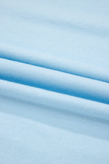 Orchid Petal Casual Plain Crew Neck Tee