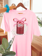 Girly chic drinks tee (multiple options)