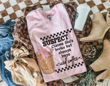 Suspect claims she’s broke but always buys iced coffee tee