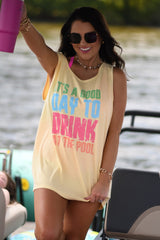 It’s a good day to drink at the pool tank