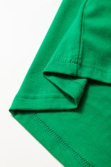 Orchid Petal Casual Plain Crew Neck Tee