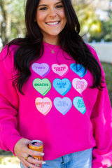 Candy Hearts Mom Life sweatshirt or tee