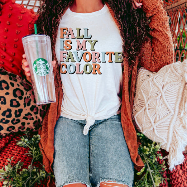 Fall Is my Favorite color tee