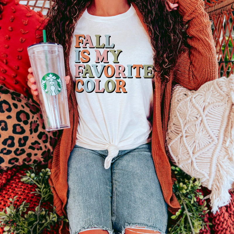 Fall Is my Favorite color tee