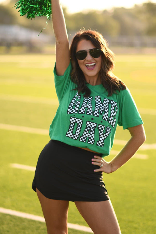 Checker Gameday Tee (multi color options)