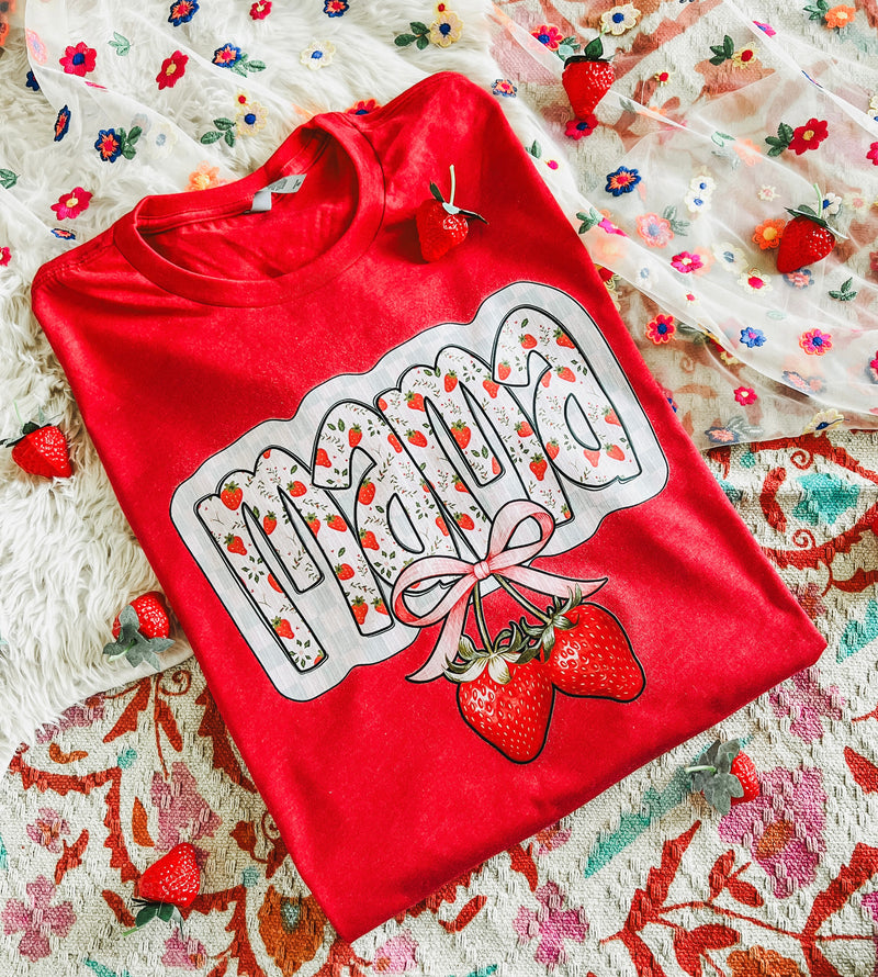 Strawberry Mama tee