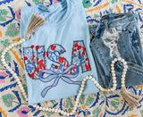 USA bows tee