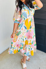 Multicolour Gloria Dress