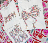 Floral Godly cream tees