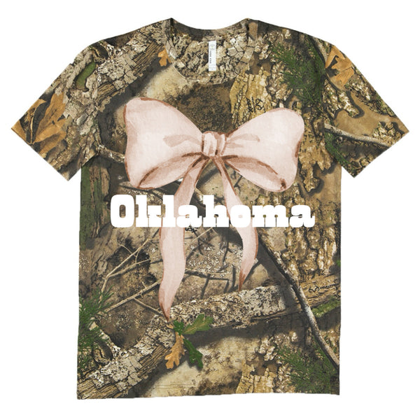Camo — Bow, State tees