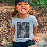 All is fair in love & poetry (adult and youth) tee