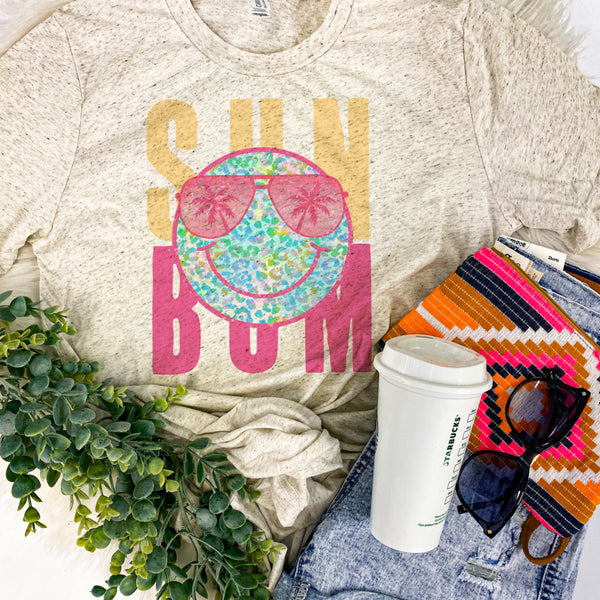 Sun Bum smiley tee