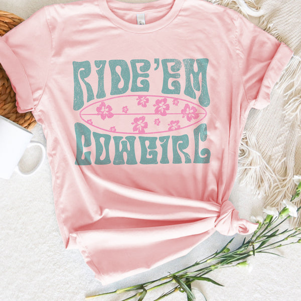 Ride ‘‘em cowgirl summer tee