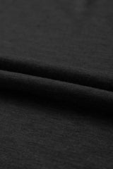 Grass Green Solid Color V Neck Long Sleeve Stretchy Top