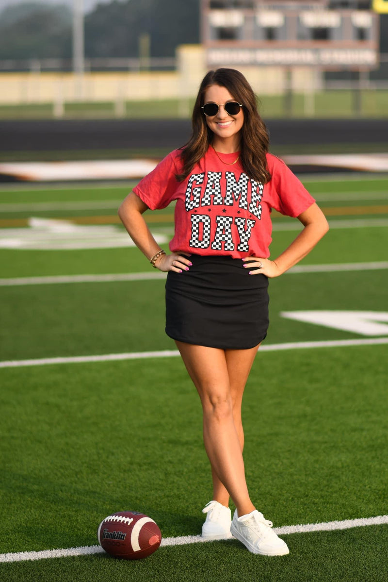 Checker Gameday Tee (multi color options)