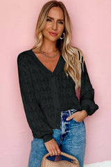 Rose Lightweight Buttoned Front Crochet Cardigan