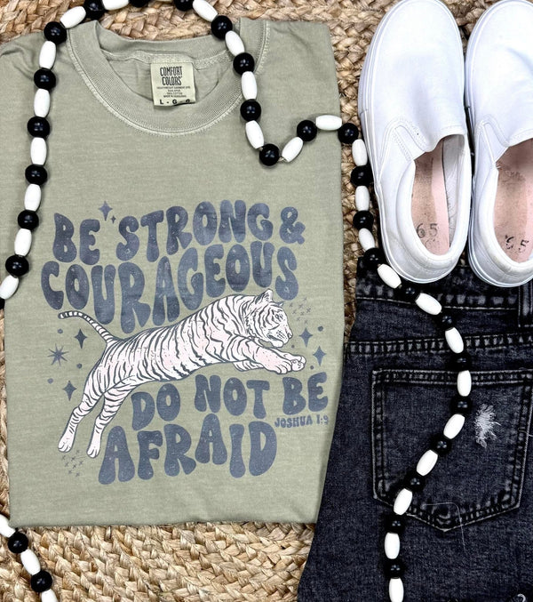 Be Courageous bay comfort colors tee