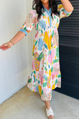 Multicolour Gloria Dress