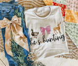 He is ____ tee (multiple options)