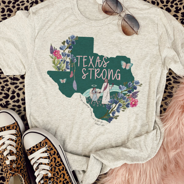 Texas strong - when you pass through the waters support tee