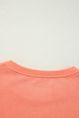 Moonlight Jade Patchwork Drop Sleeve Loose Sweatshirt
