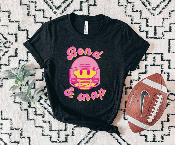 Bend & Snap cute football tee