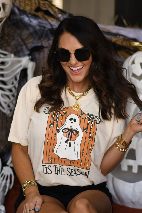 Tis the Season coquette ghost tee
