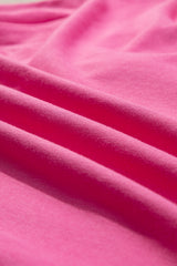 Strawberry Pink Sweet Bow Round Neck T-Shirt