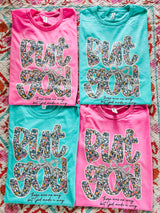 But God Mint floral tee