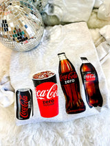Diet coke, diet Dr Pepper, Coke Zero and Dr Pepper design sweatshirt or tee