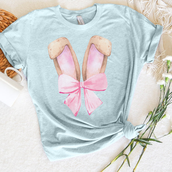 Bow Bunny ears tee