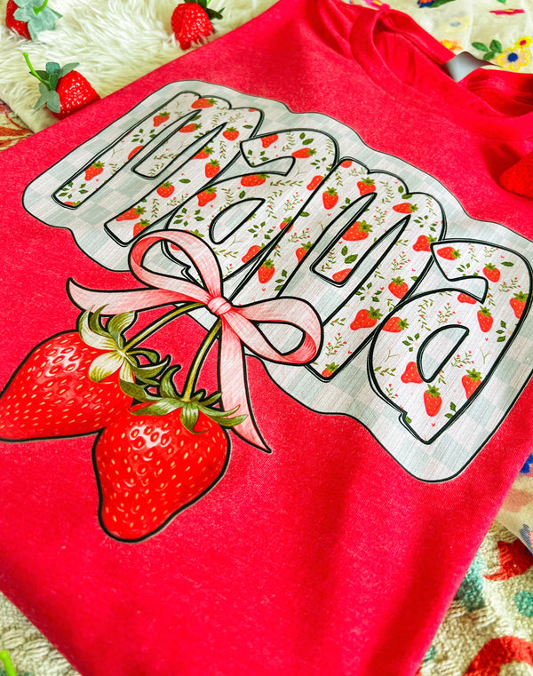 Strawberry Mama tee