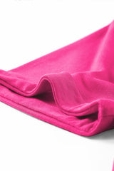 Orchid Petal Casual Plain Crew Neck Tee