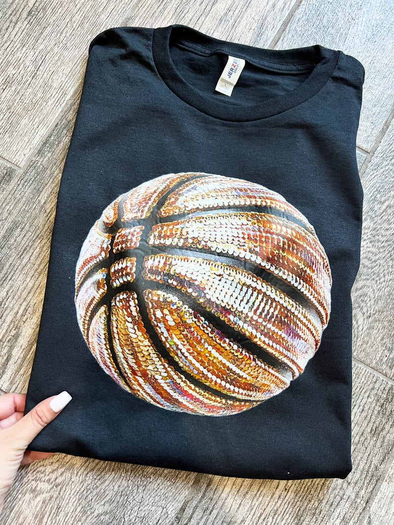 Bold basketball tee