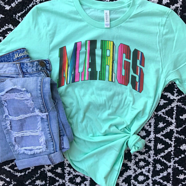 Serape Margs tee (2 color options)