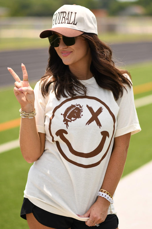 Football wink tee