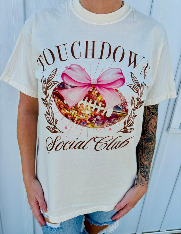 Touchdown Social Club bling tee