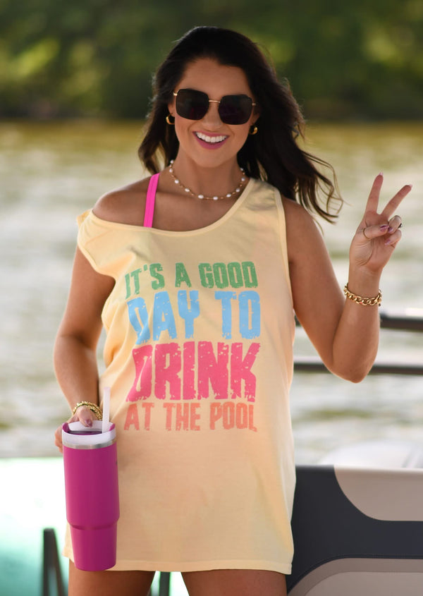 It’s a good day to drink at the pool tank