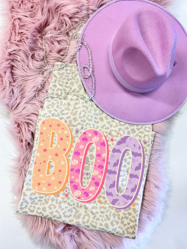 Too Too cute boo leopard tee