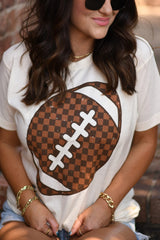 Checker Football tee