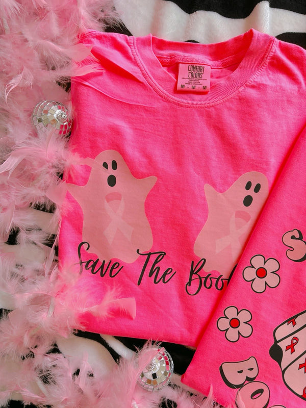 Save the BOO Bies hot pink CC tee