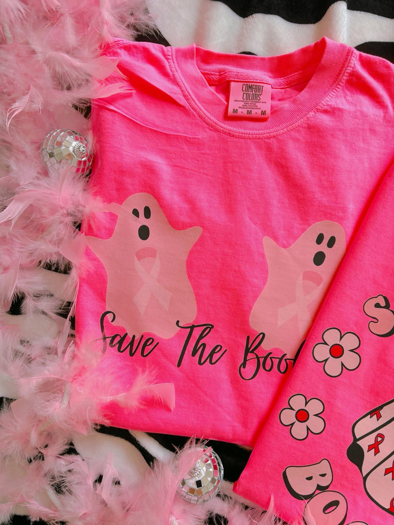 Save the BOO Bies hot pink CC tee