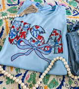 USA bows tee