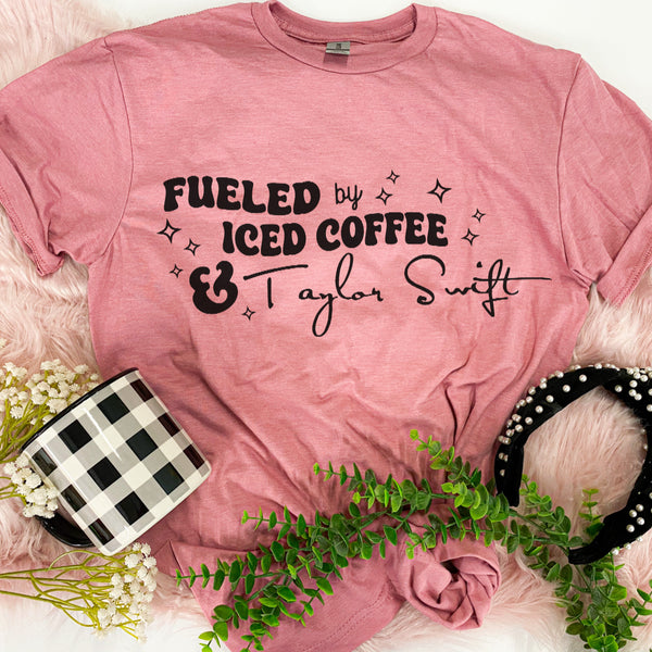 Fueled by iced coffee & Taylor swift tee