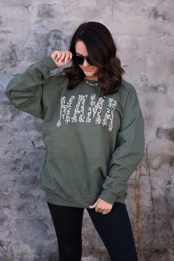 Camo Mama sweatshirt